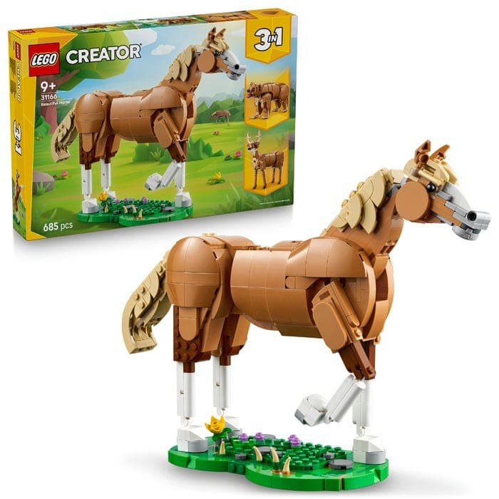 LEGO® Creator 3 1 Beautiful Horse Toy Animal Building Set 31166