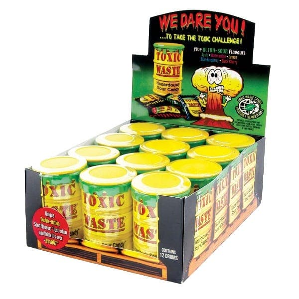 Toxic Waste Hazardously Sour Candy Drum Assortment 1pc