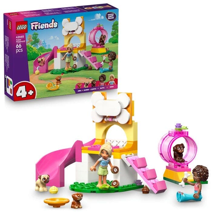LEGO® Friends Puppy Playground Building Kit Dog Toy Pretend Play 42665