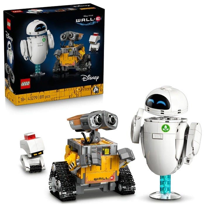 LEGO® Disney Pixar Wall E Eve Animated Film Building Set 43279