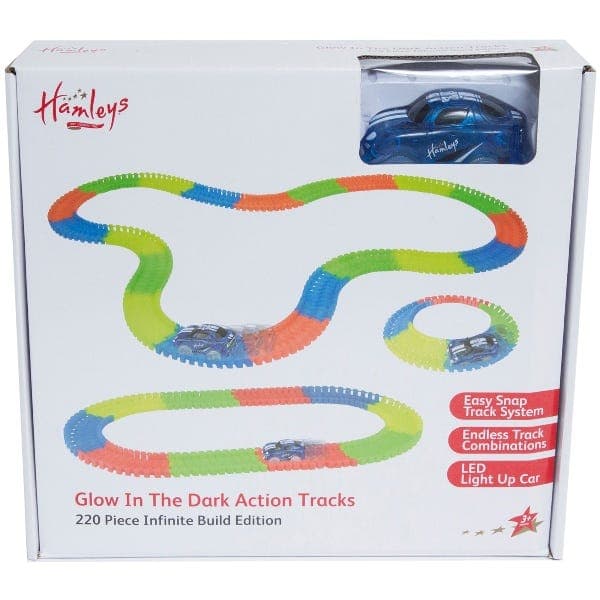 Â® Glow Dark Amazing Action Trax 220 Pcs