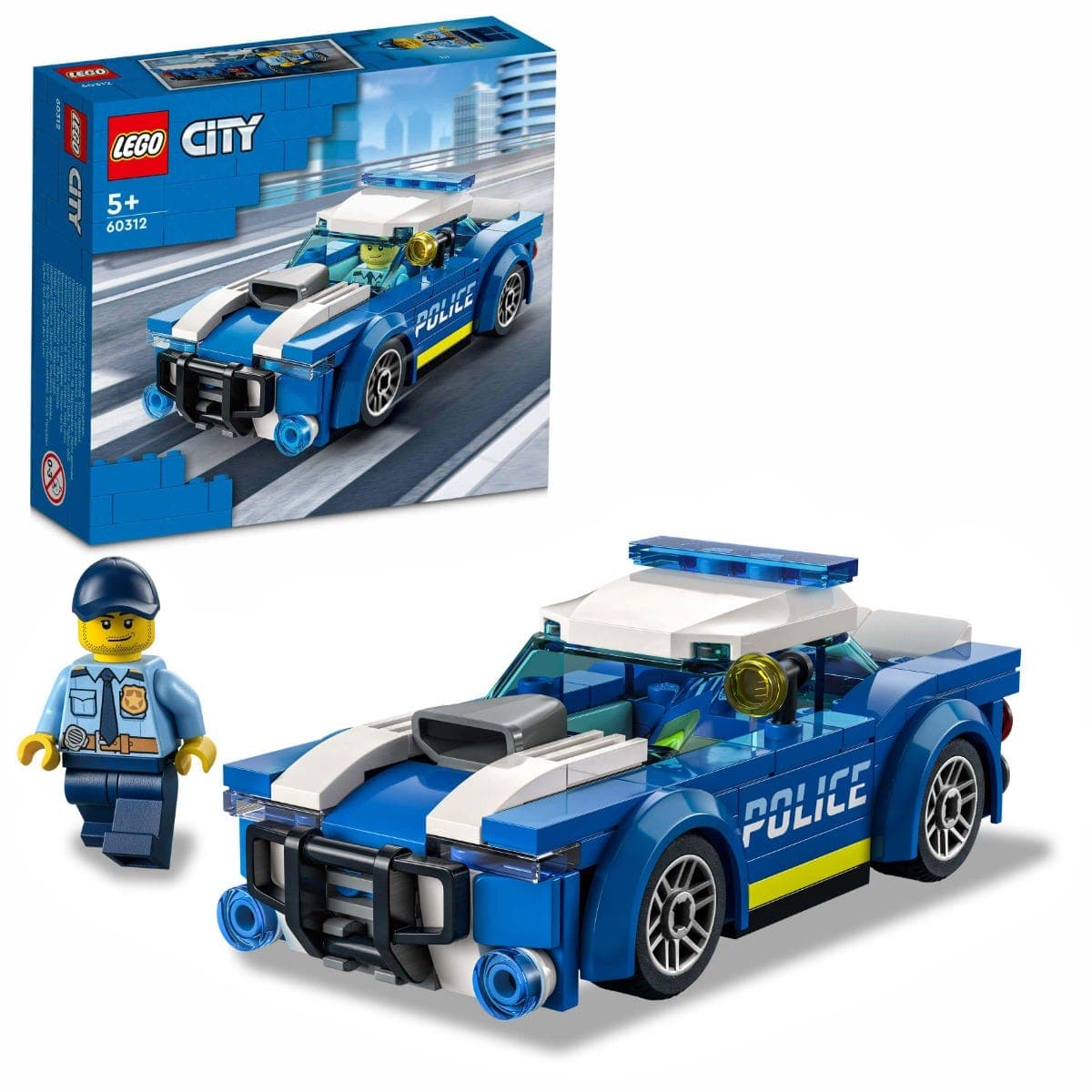 LEGO® City Police Car Toy 5+ Years Old 60312