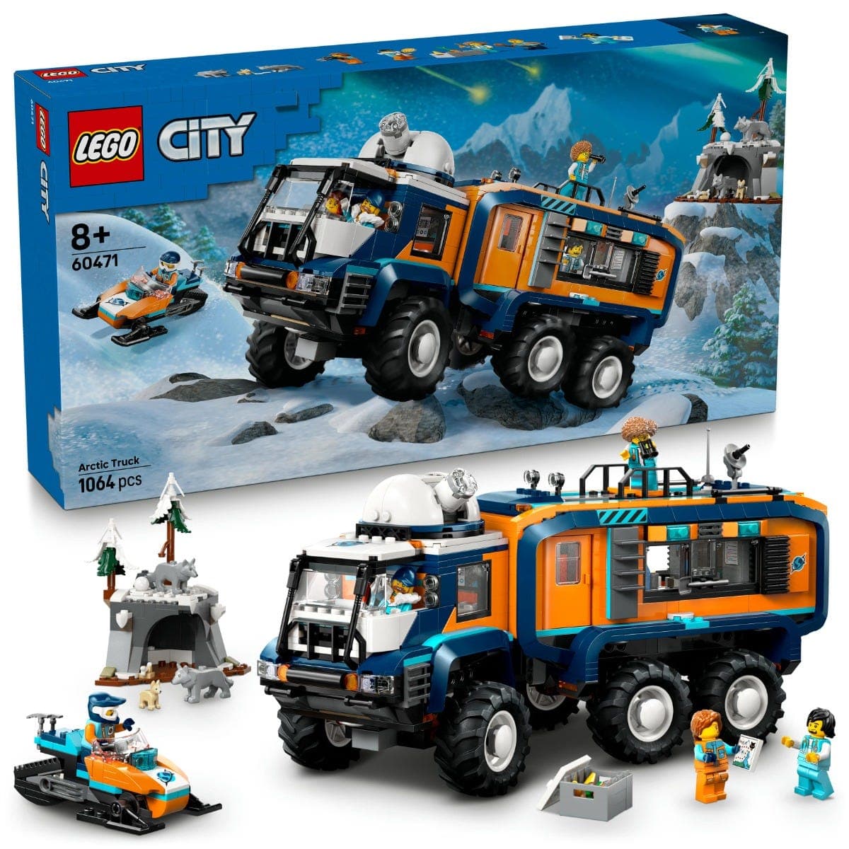 LEGO® City Arctic Explorer Science Lab Truck Toy Building Set 60471