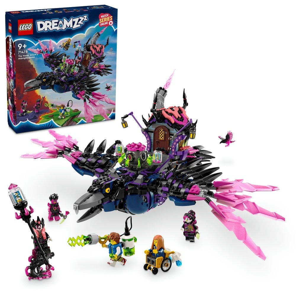 LEGO® DREAMZzz™ Never Witchs Midnight Raven Toy 71478