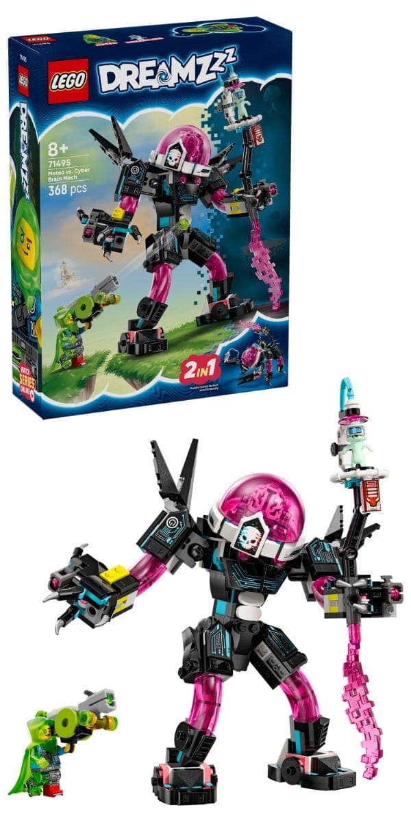 LEGO® DREAMZzz™ Mateo vs. Cyber Brain Mech Robot Toy 71495
