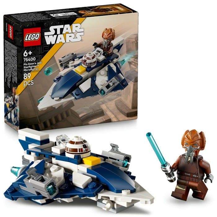 LEGO® Star Wars™ Plo Koons Jedi Starfighter™ Microfighter Building Toy 75400