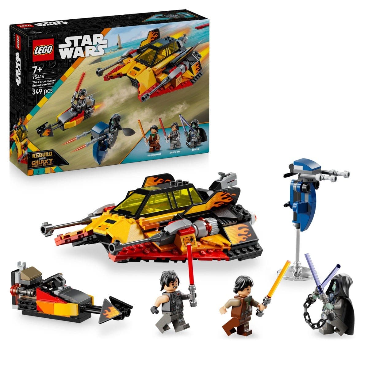 LEGO® Star Wars™ Force Burner Snowspeeder™ Building Toy 75414