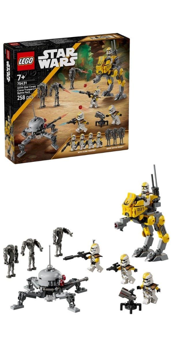 LEGO® Star Wars™ 327th Star Corps Clone Troopers™ Battle Pack Gift Set 75431
