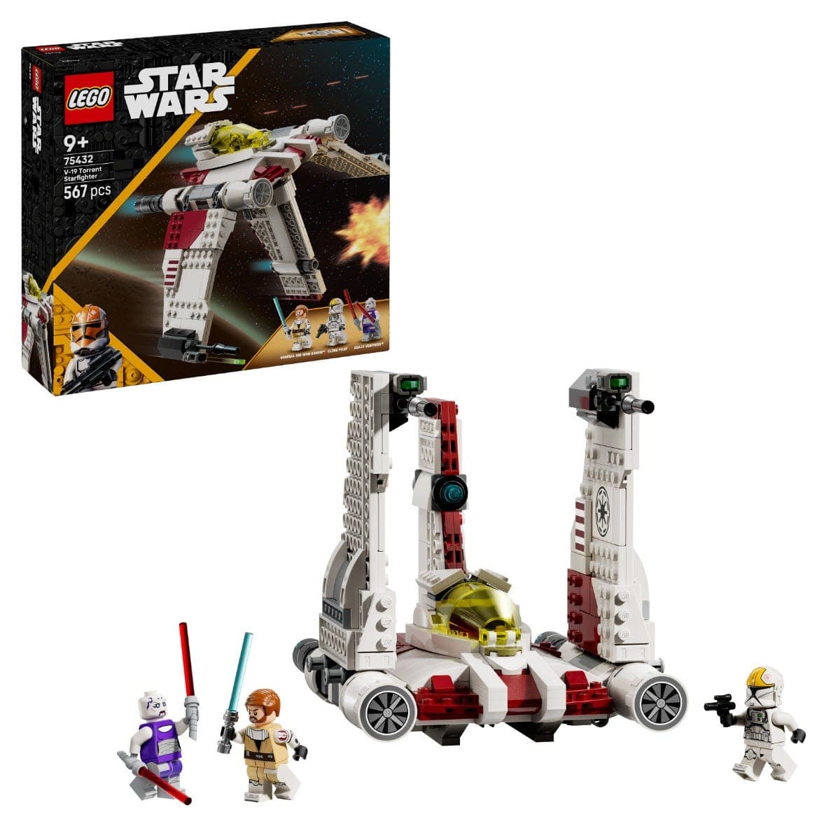 LEGO® Star Wars Clone Wars™ V 19 Torrent Starfighter Set 75432