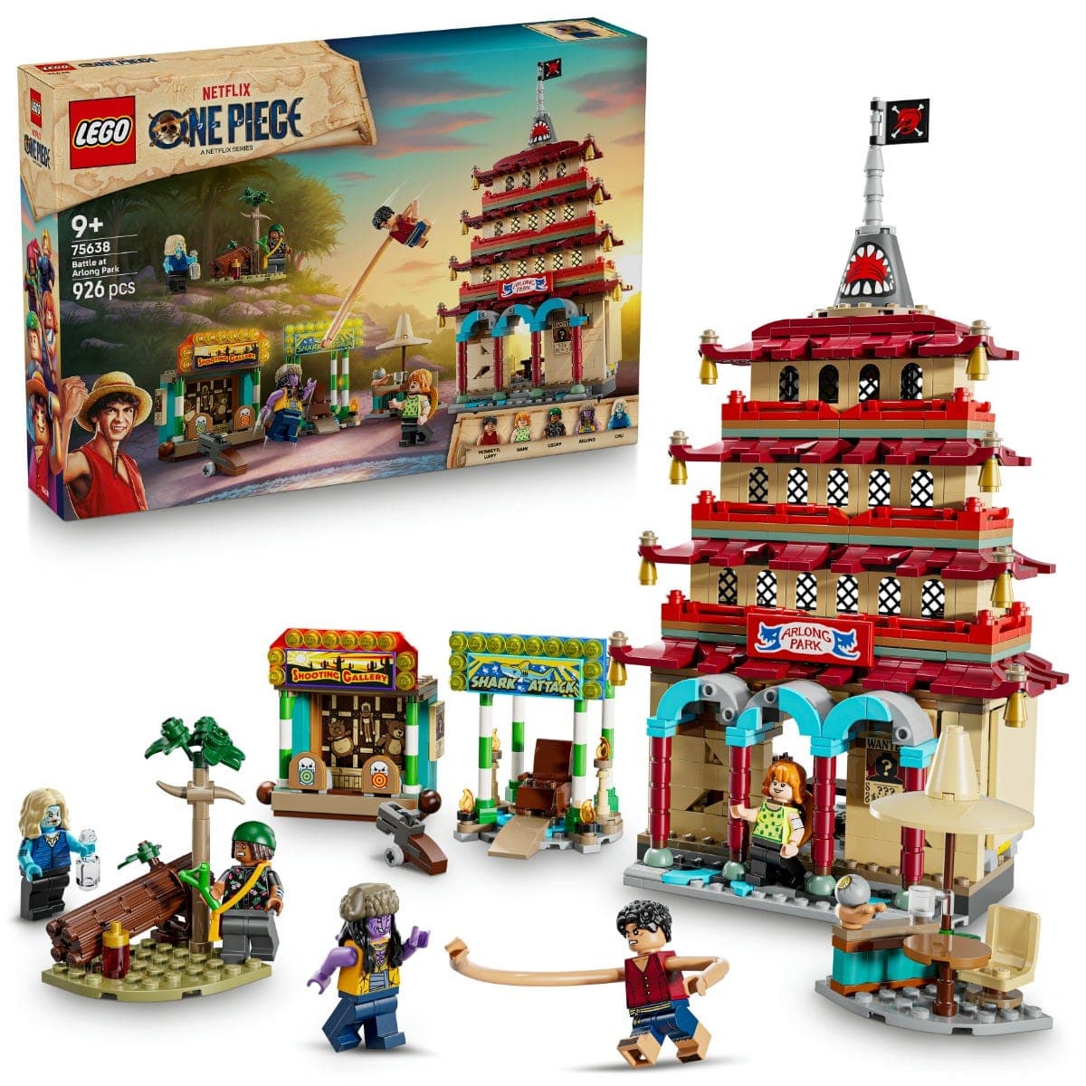 LEGO® One Piece Battle At Arlong Park Interactive Pirate Toy Building Set 75638