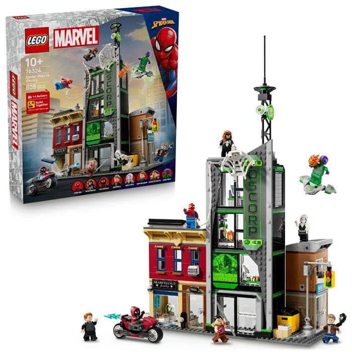 LEGO® Marvel Spider Man Vs. Oscorp Super Hero Building Kit 76324