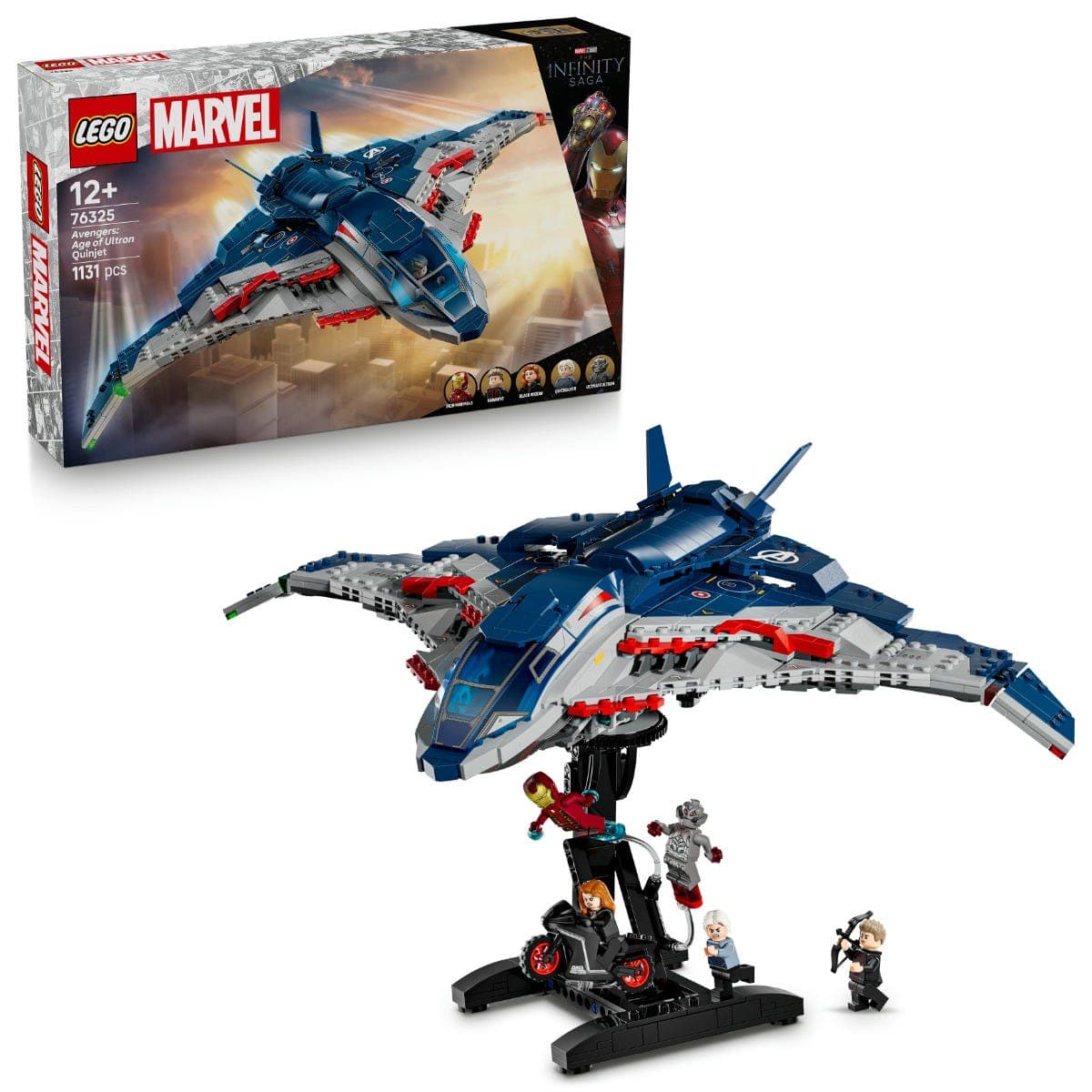 LEGO® Marvel Avengers Age Ultron Quinjet Building Kit 76325