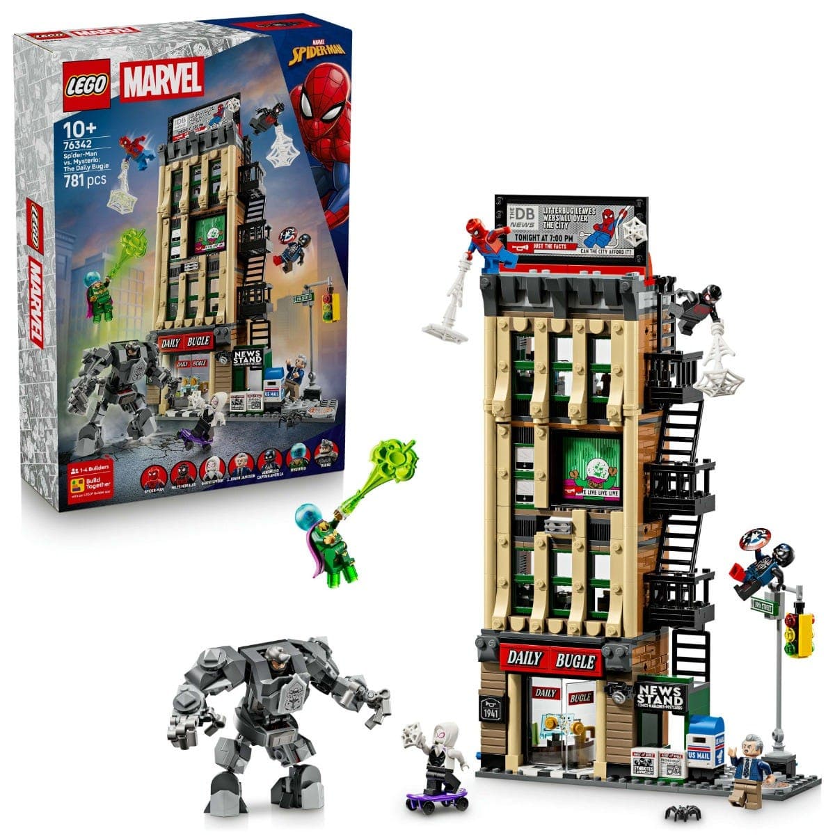 LEGO® ǀ Marvel Spider Man vs. Mysterio Daily Bugle 76342