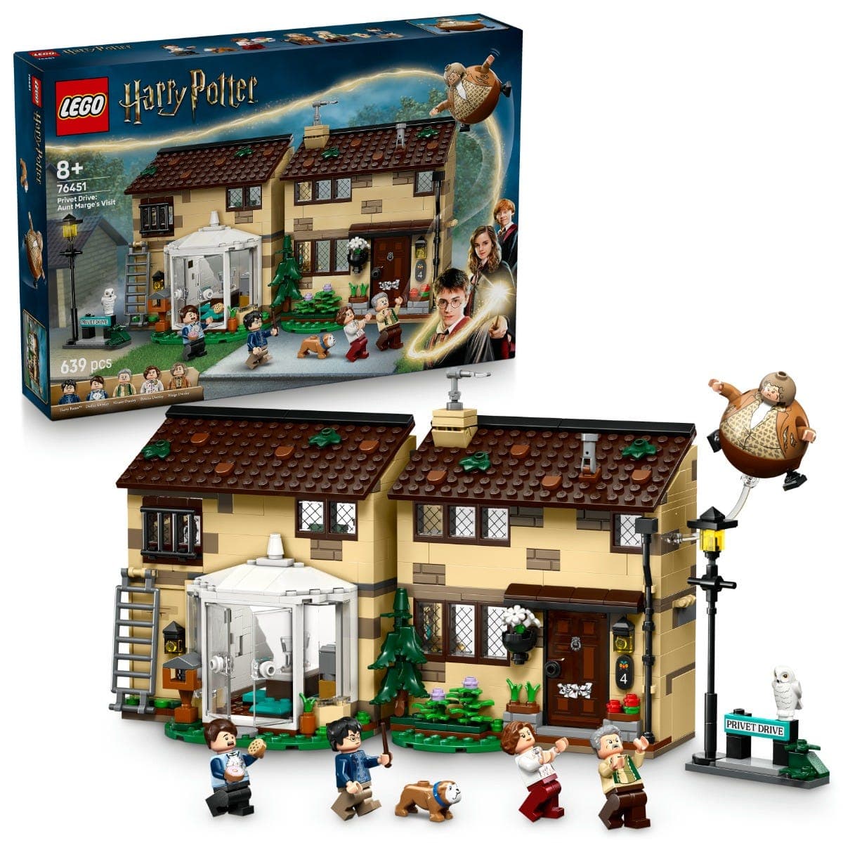 LEGO® Harry Potter™ Privet Drive Aunt MargeS Visit Buildable House 76451