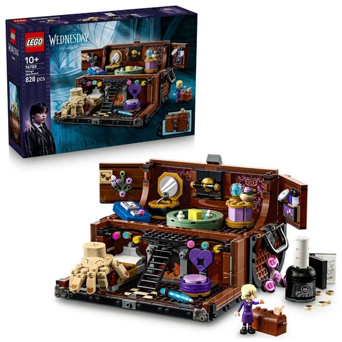 LEGO® Wednesday Things Apartment Birthday Or Halloween Gift Building Set 76785