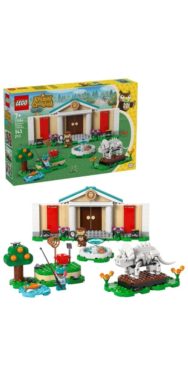 LEGO® Animal Crossing™ Blatherss Museum Collection Model Kit Building Set 77056
