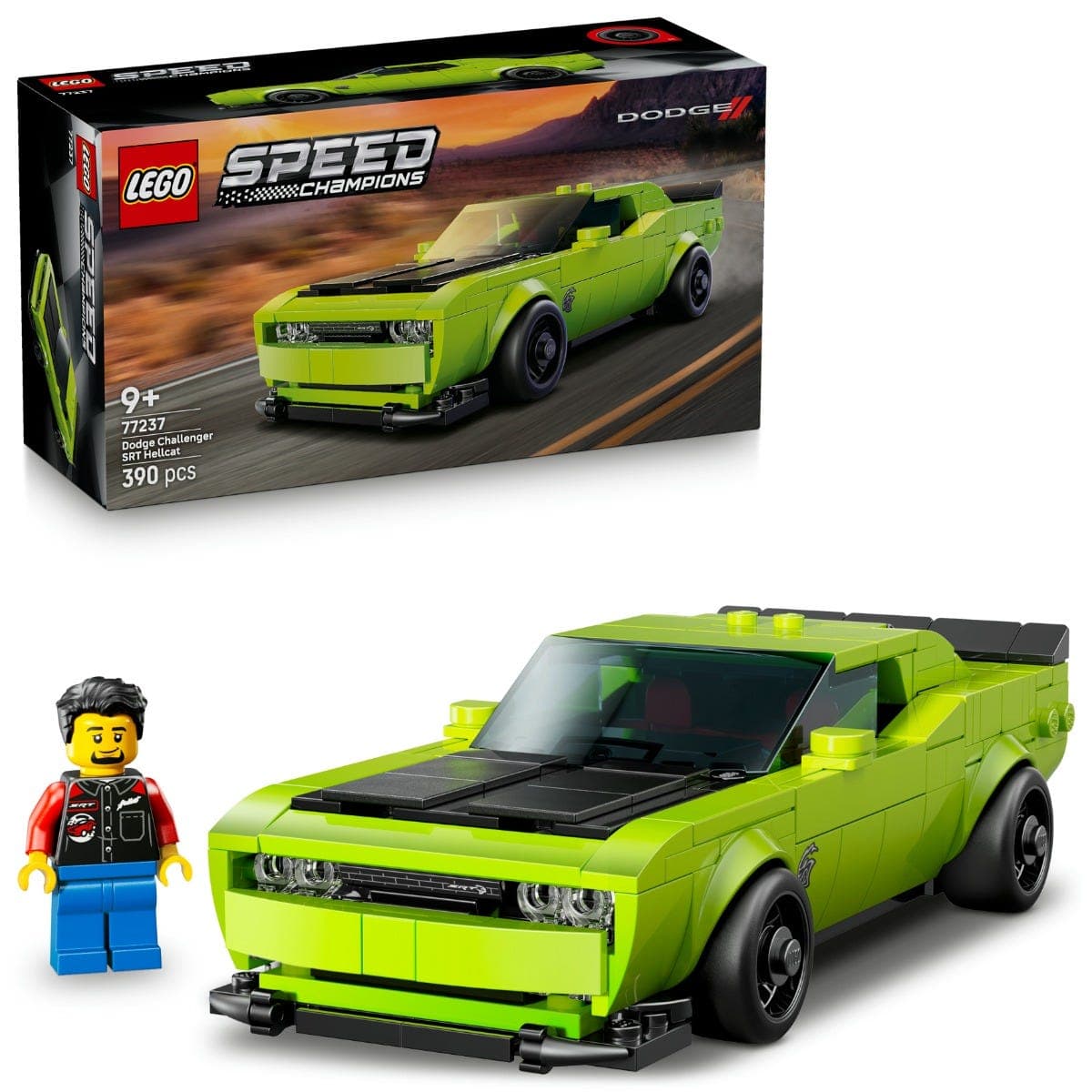 LEGO® Speed Champions Dodge Challenger Srt Hellcat Sports Car Toy 77237