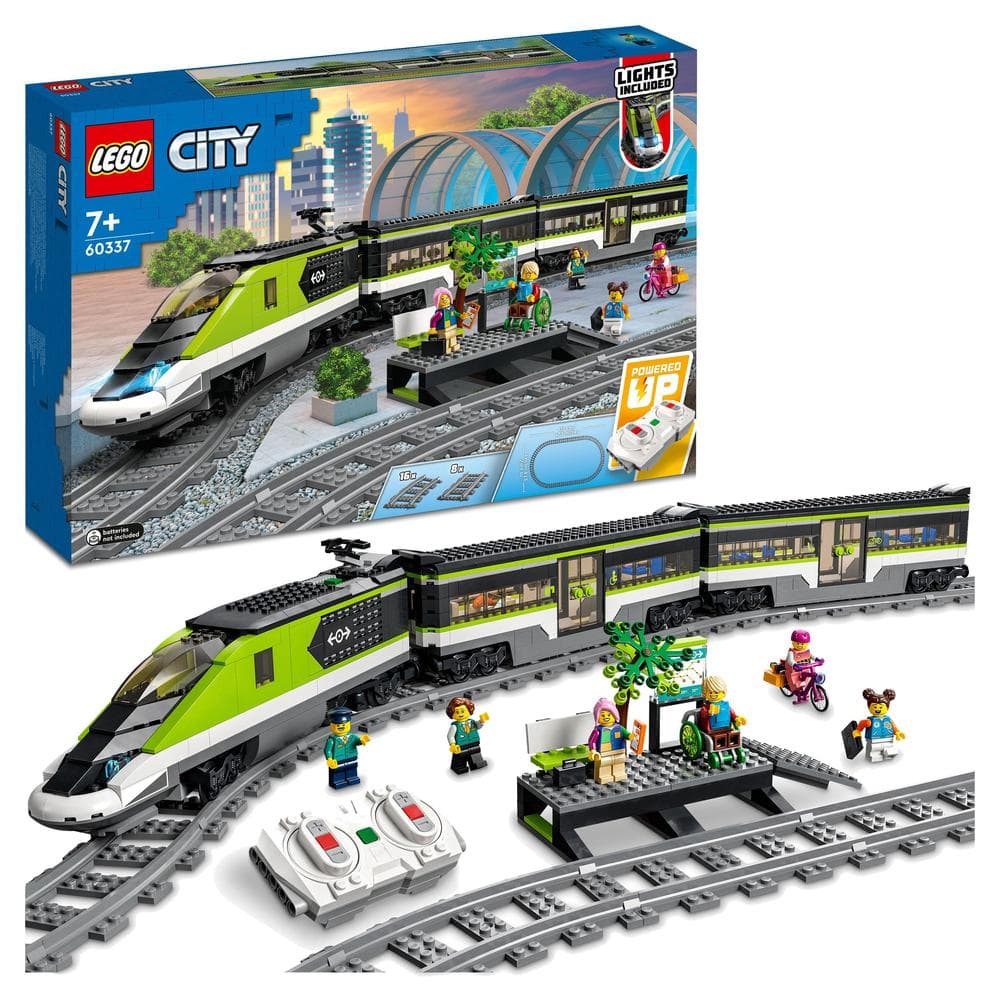 LEGO® 60337 City Express Passenger Train Toy RC Lights Set