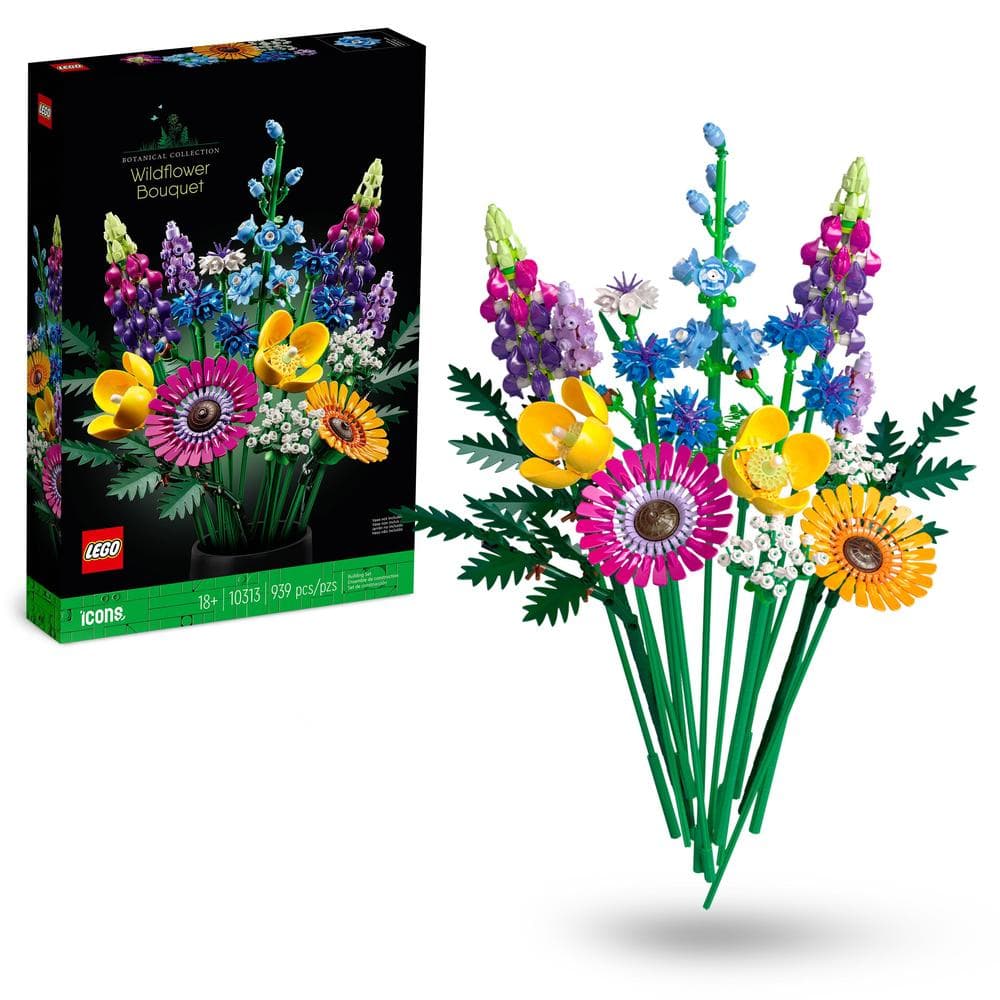 LEGO® 10313 Icons Wildflower Bouquet Flowers Set
