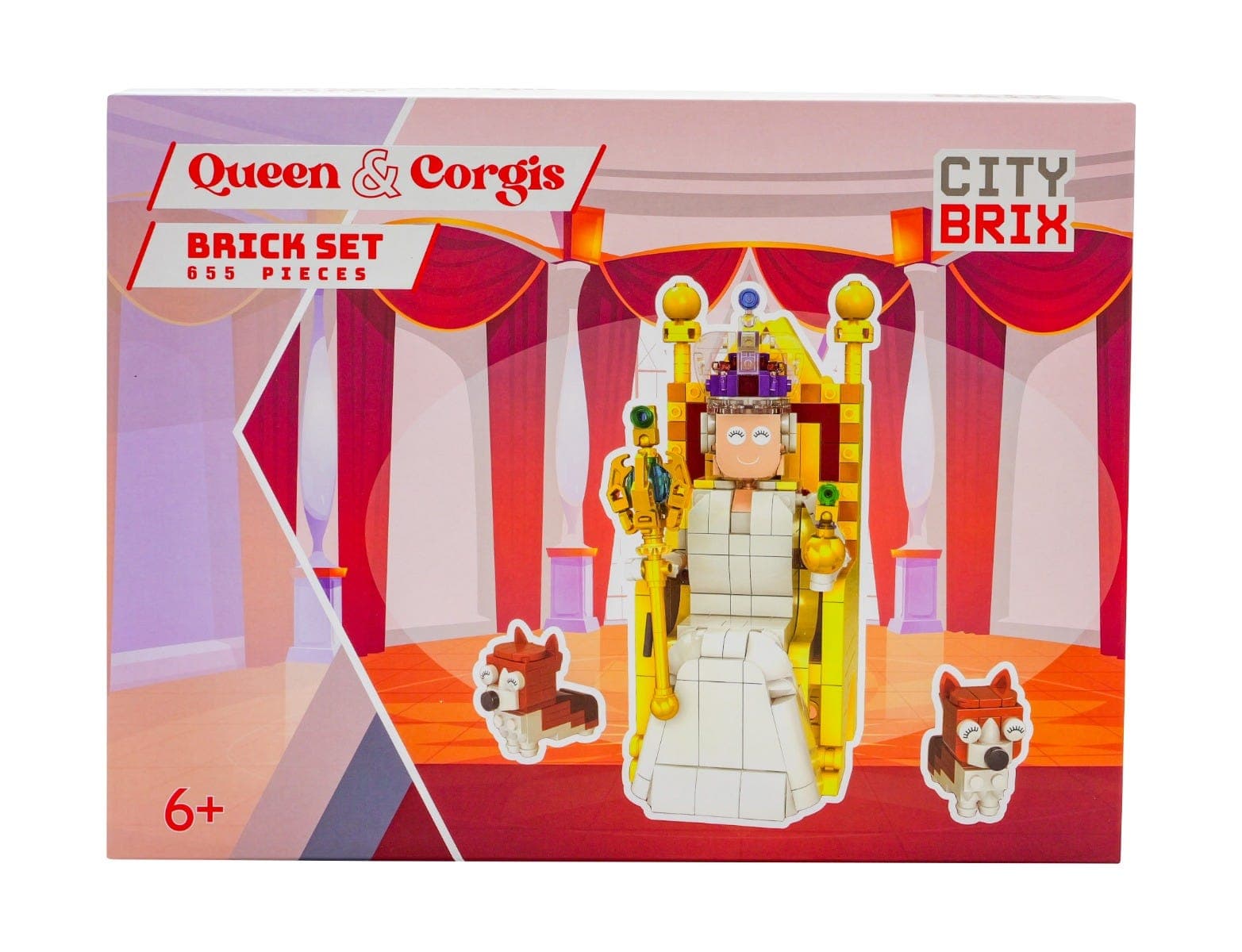 CityBrix Queen & Corgis