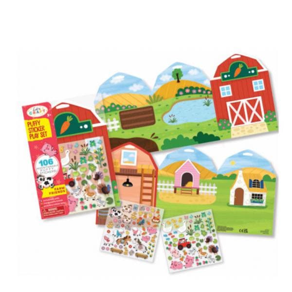 Farm Friends Puffy Sticker Pack