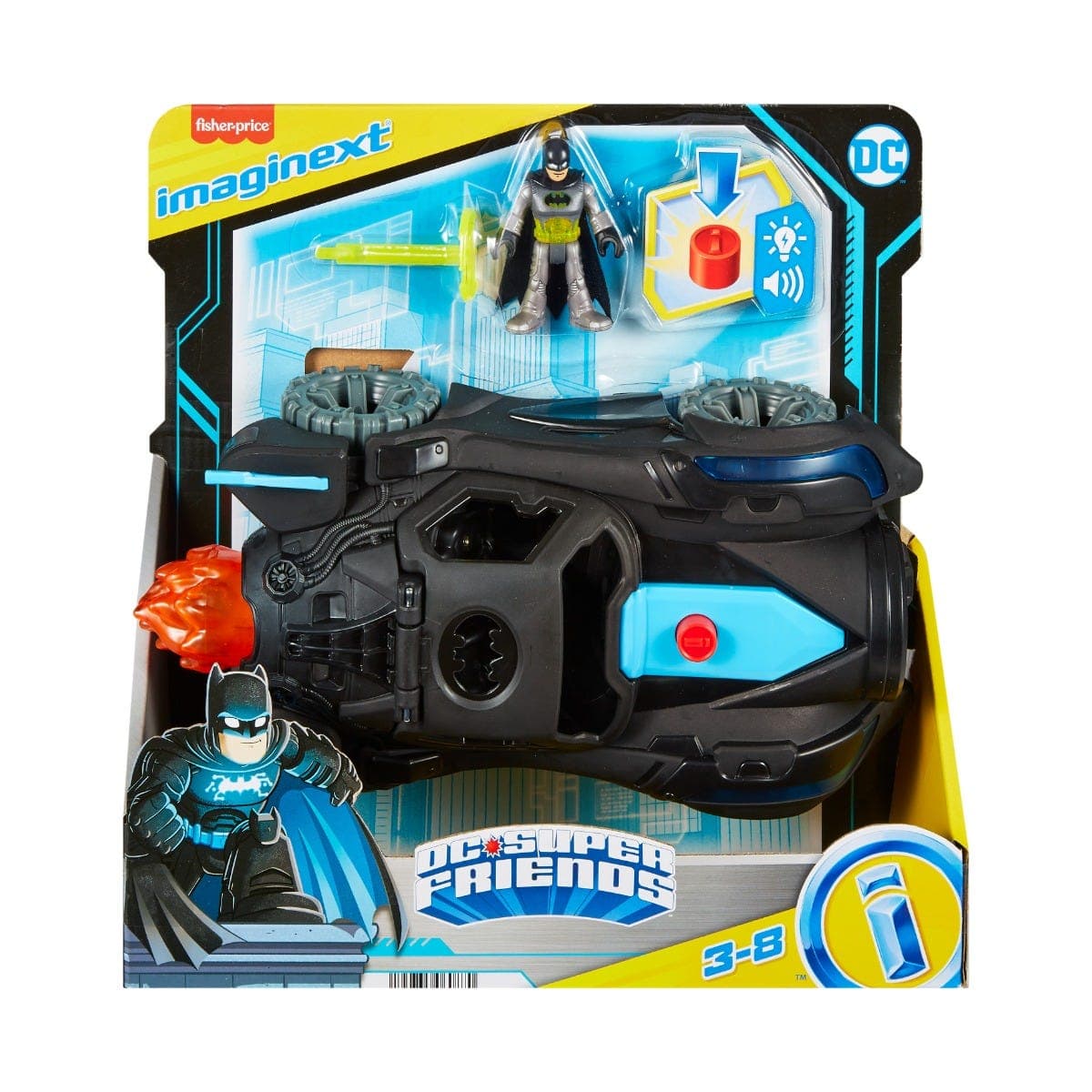 Fisher Price Imaginext DC Super Friends Batmobile