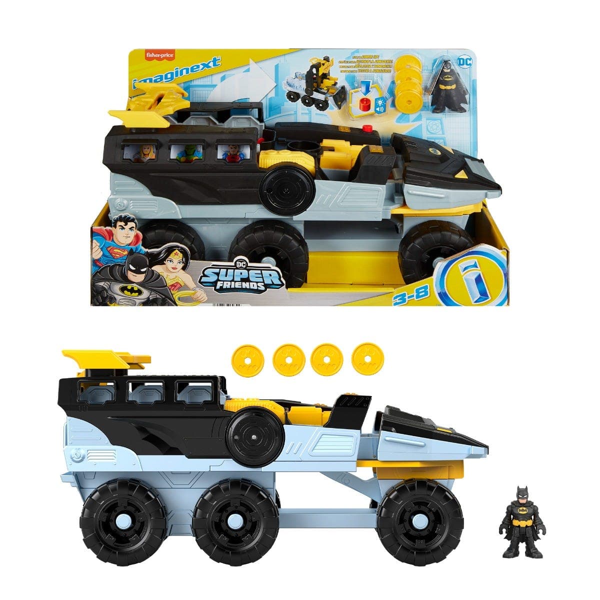 Imaginext® Dc Super Friends Transforming Bat Tank