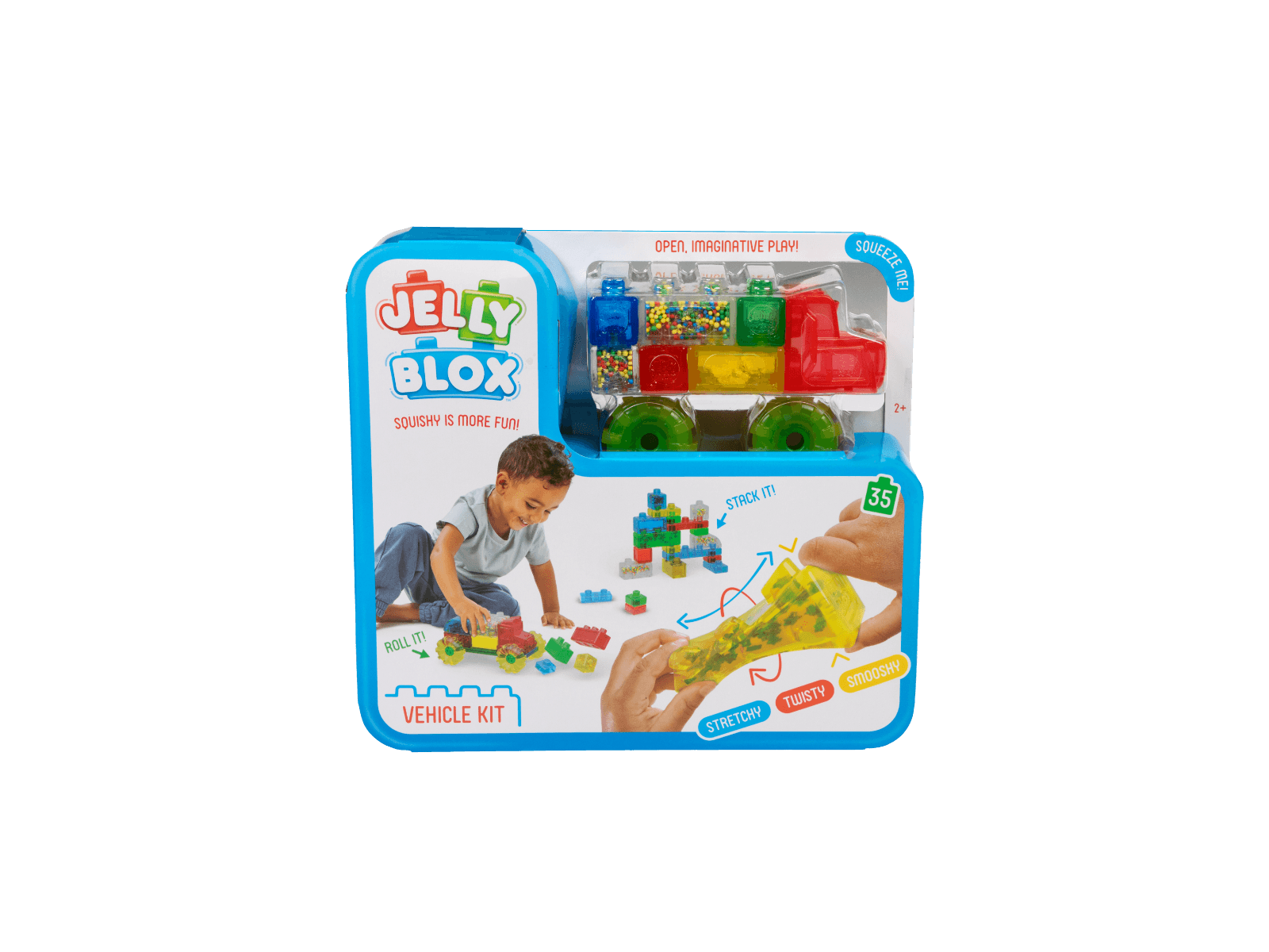 Jelly Blox 35Pcs Vrooom Truck Kit
