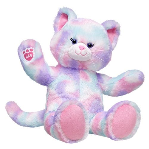 Pastel Swirl Kitty Soft Toy