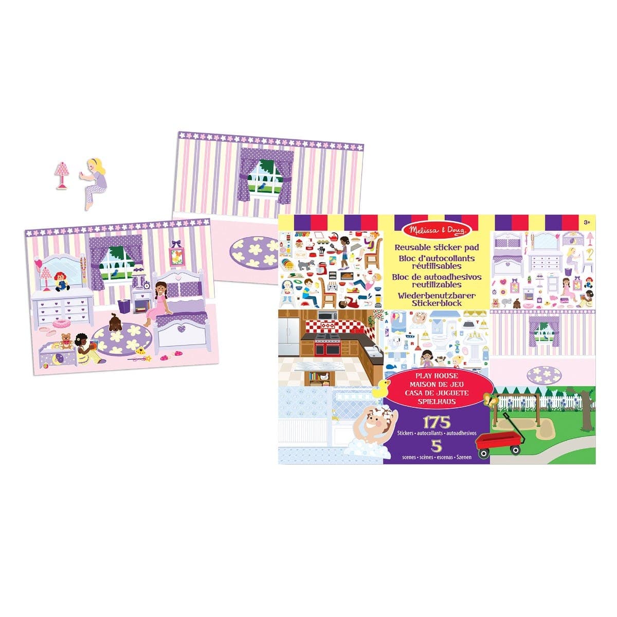 Reusable Sticker Pad Play House