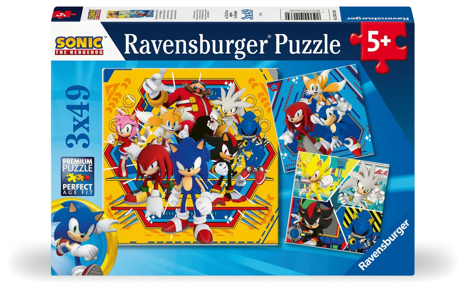 Sonic 3X49 Piece Jigsaw Puzzles