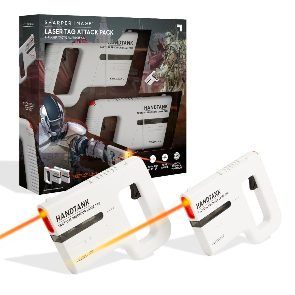 Toy Laser Tag Handtank Attack Pack