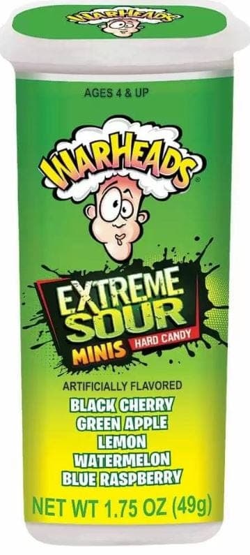 Warheads Sour Hard Candy Tub