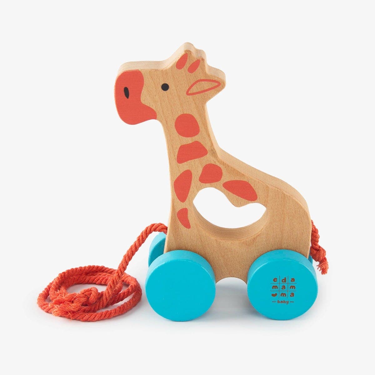 Wooden Pull Toy Giraffe