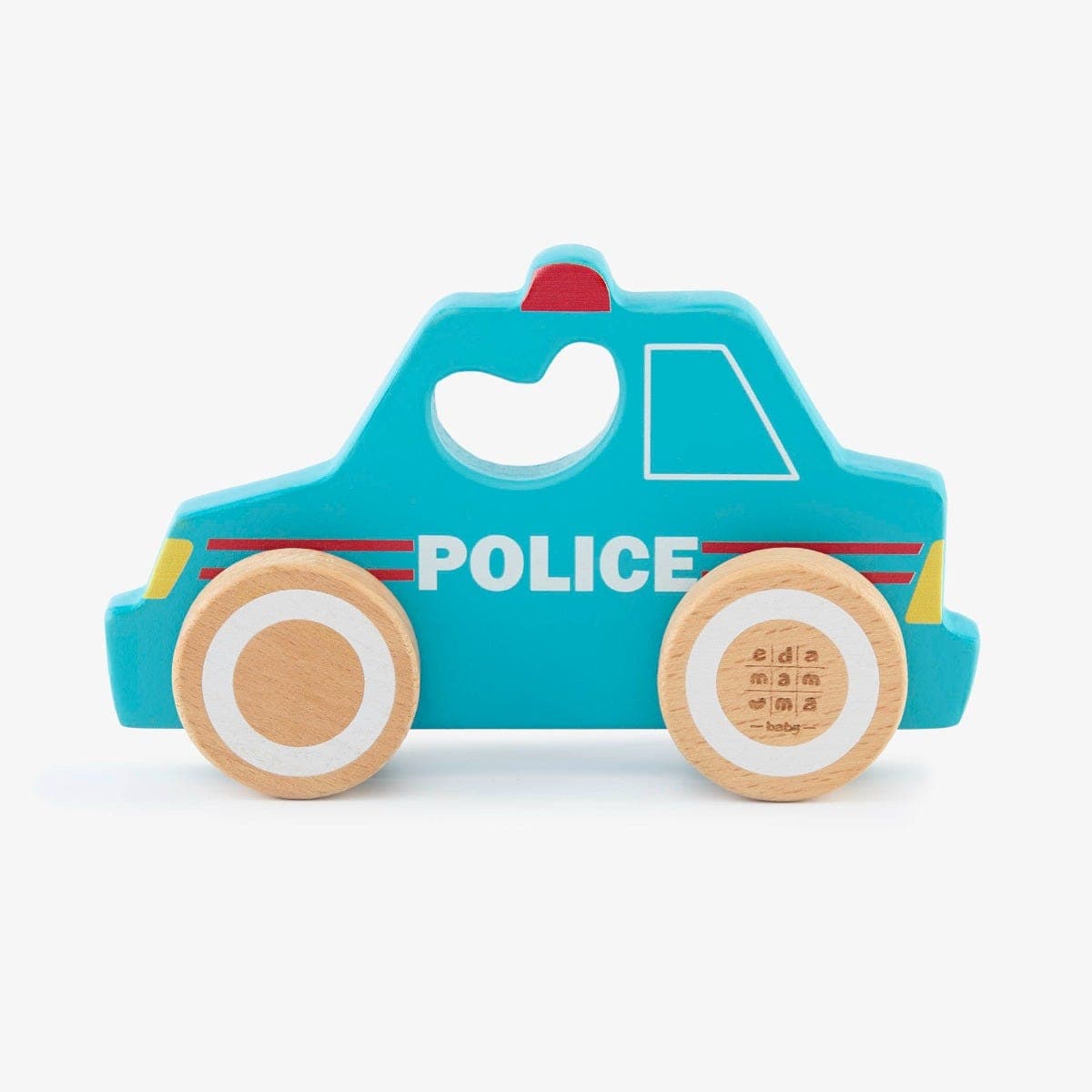 Wooden Vehicle Police Car