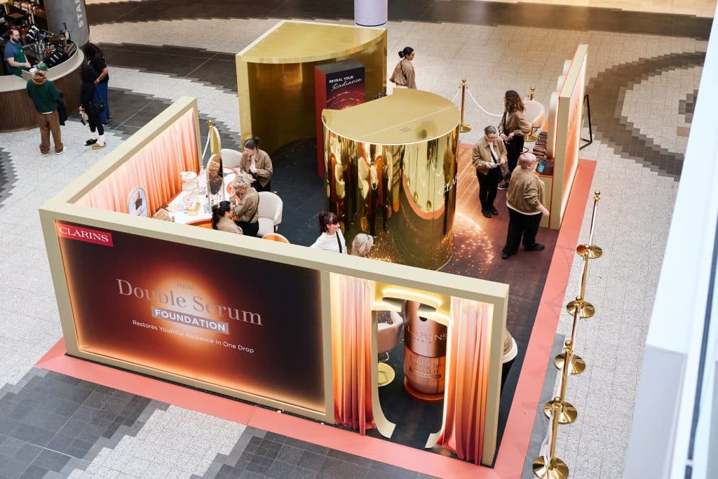 In pictures: Inside Clarins’ Westfield pop-up