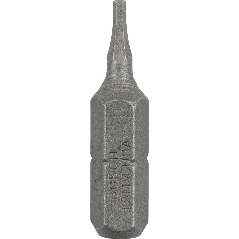 Hex Extra Hard Screwdriver Bit Hex 1.5mm 25mm Pack 3
