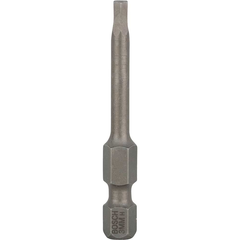 Hex Extra Hard Screwdriver Bit Hex 3mm 50mm Pack 3