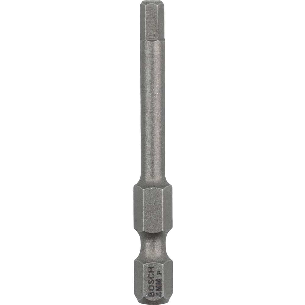 Hex Extra Hard Screwdriver Bit Hex 4mm 50mm Pack 3
