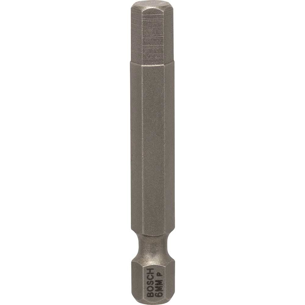 Hex Extra Hard Screwdriver Bit Hex 6mm 50mm Pack 3