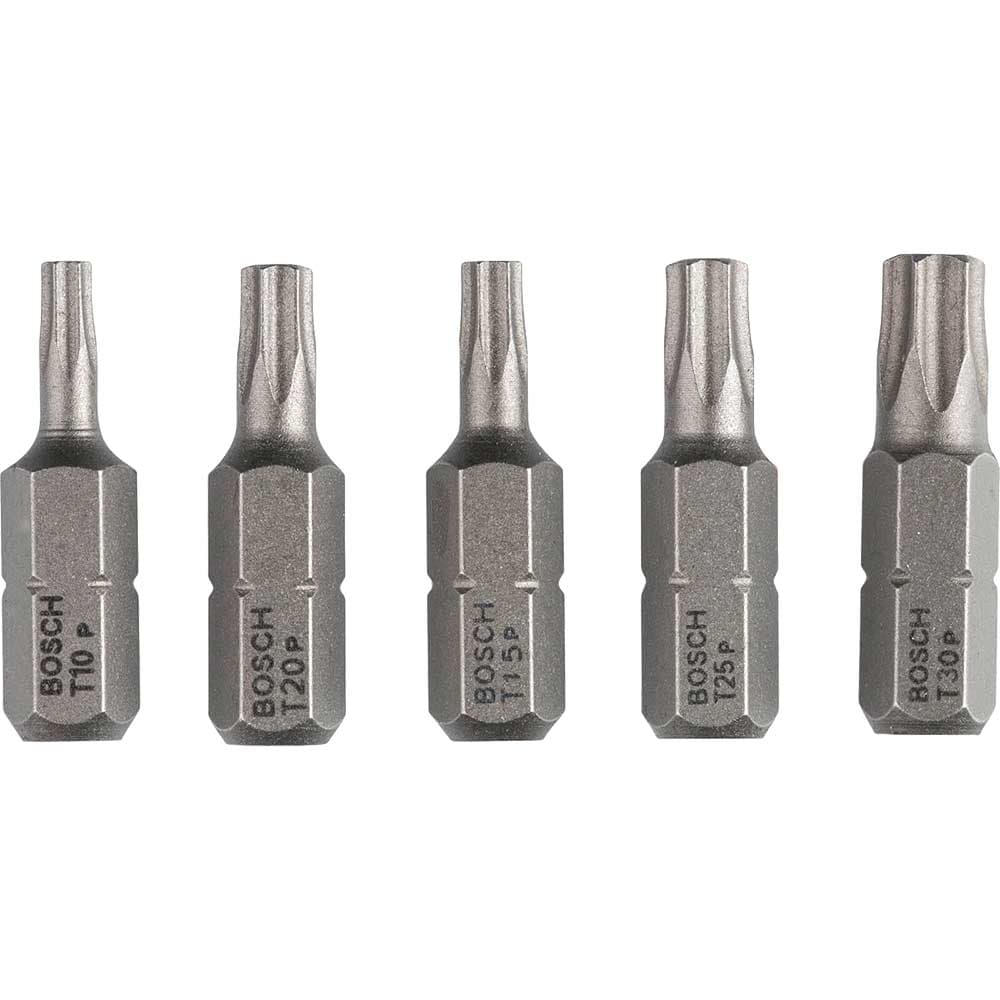 5 Piece Extra Hard Torx Screwdriver Bit Set