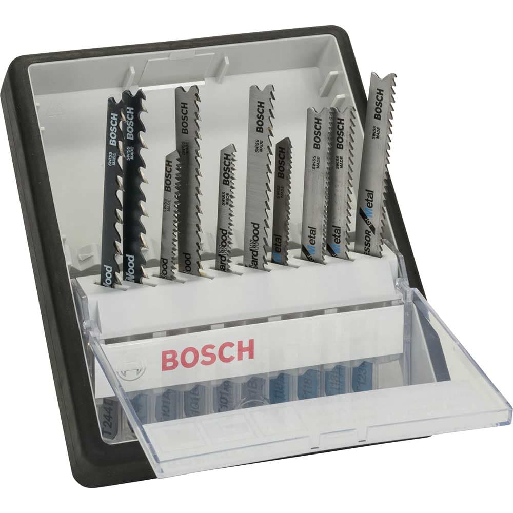 10 Piece Metal Wood Cutting Jigsaw Blade Set