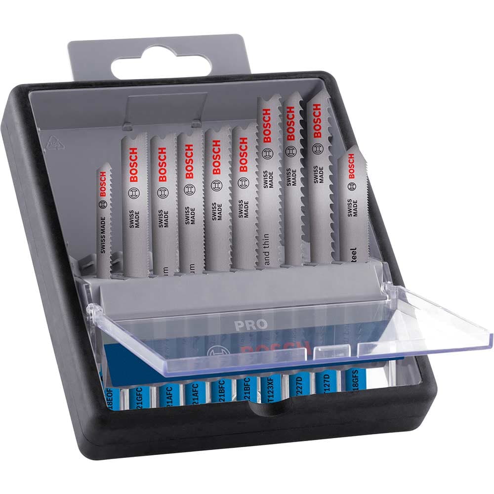 PRO 10 Piece Metal Aluminium Cutting Jigsaw Blade Set