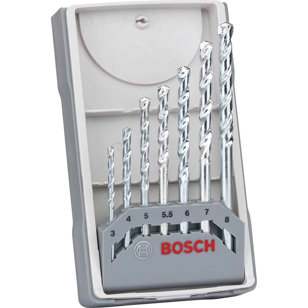 7 Piece Impact Masonry Drill Bit Set