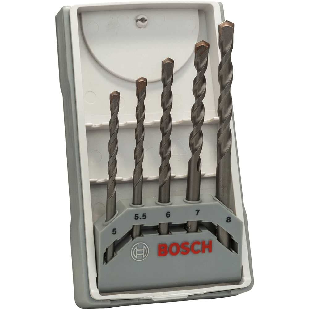 5 Piece Concrete Drill Bit Set