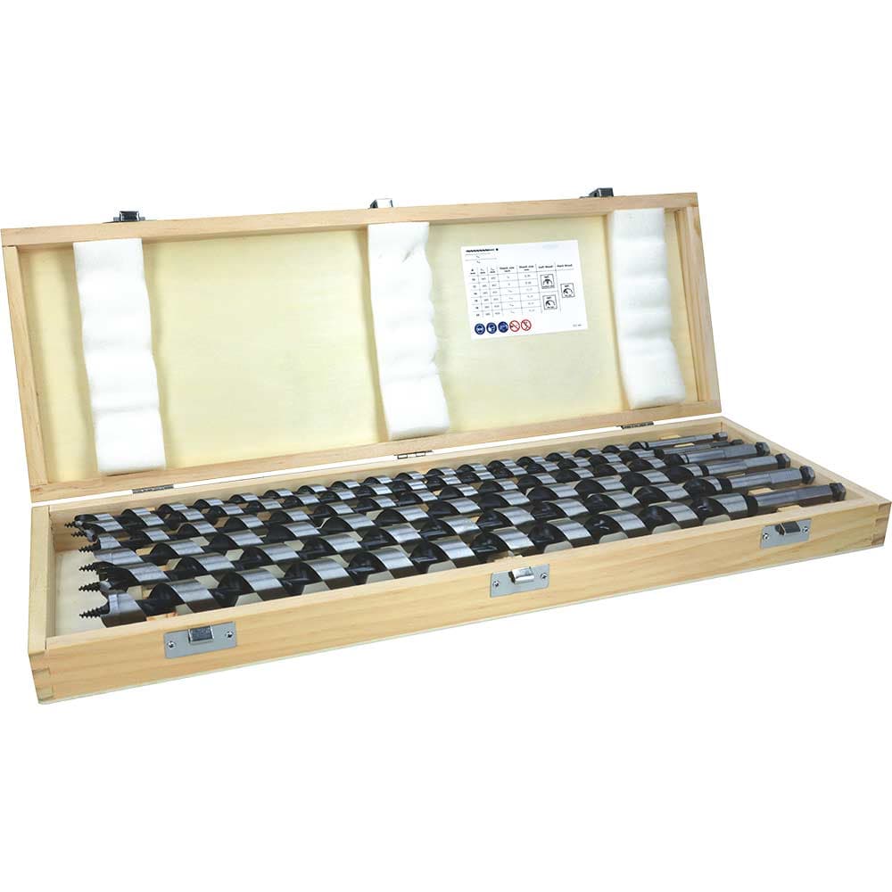 PRO 6 Piece Auger Drill Bit Set