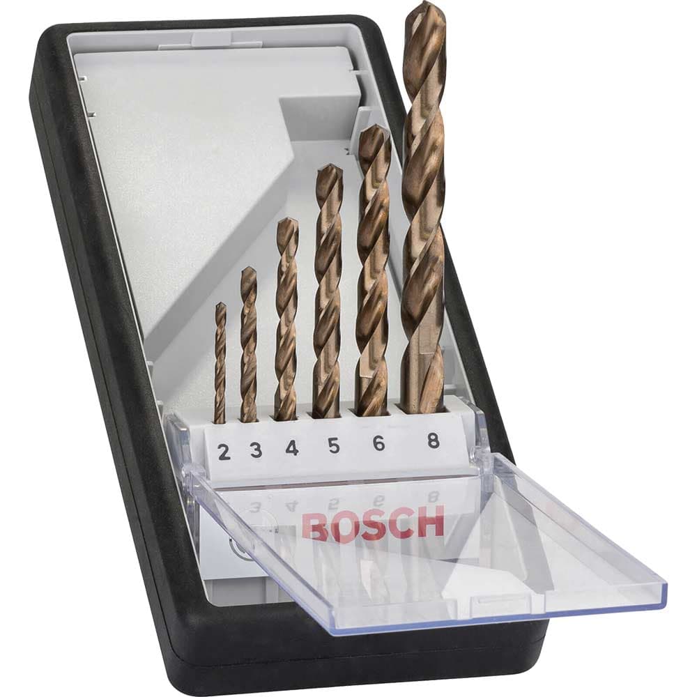 PRO Robust Line 6 Piece HSS Co Drill Bit Set