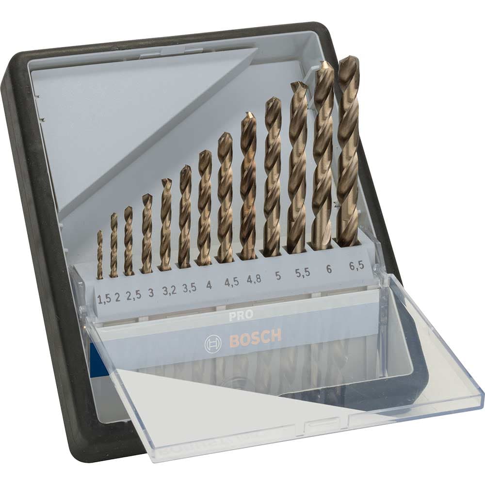PRO Robust Line 13 Piece HSS Co Drill Bit Set