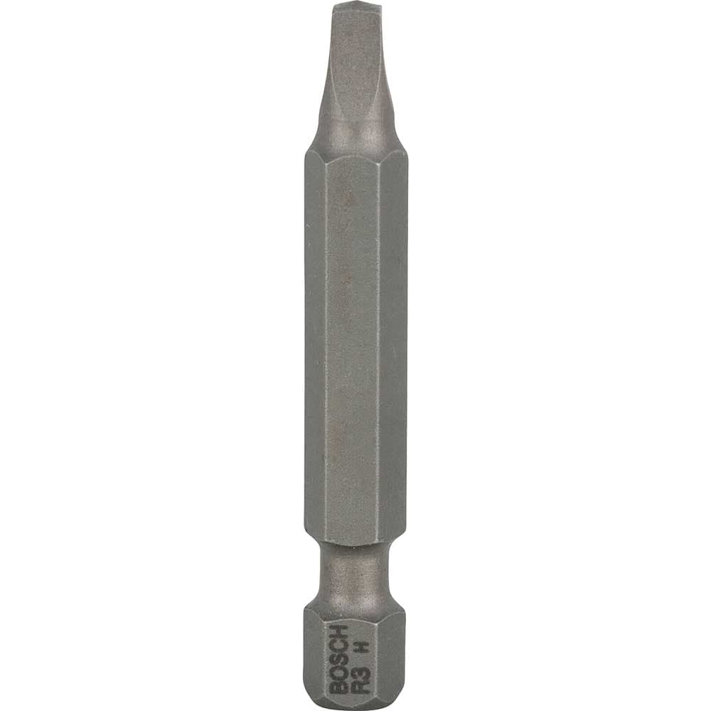 Square Extra Hard Robertson Screwdriver Bit R3 Square 50mm Pack 3