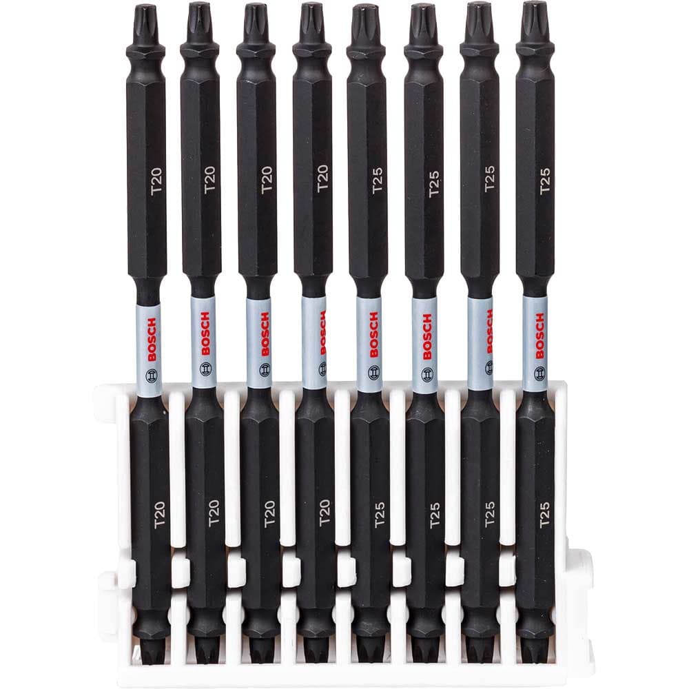 8 Piece Double Ended Impact Torx Screwdriver Bit Set